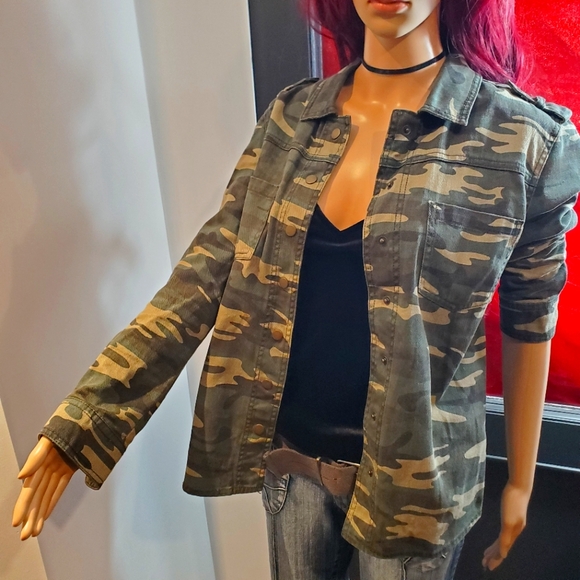 F21 Camo Army Jacket - Picture 1 of 6
